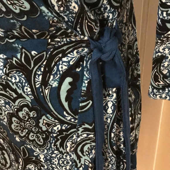 Teal paisley dress - Picture 5 of 5